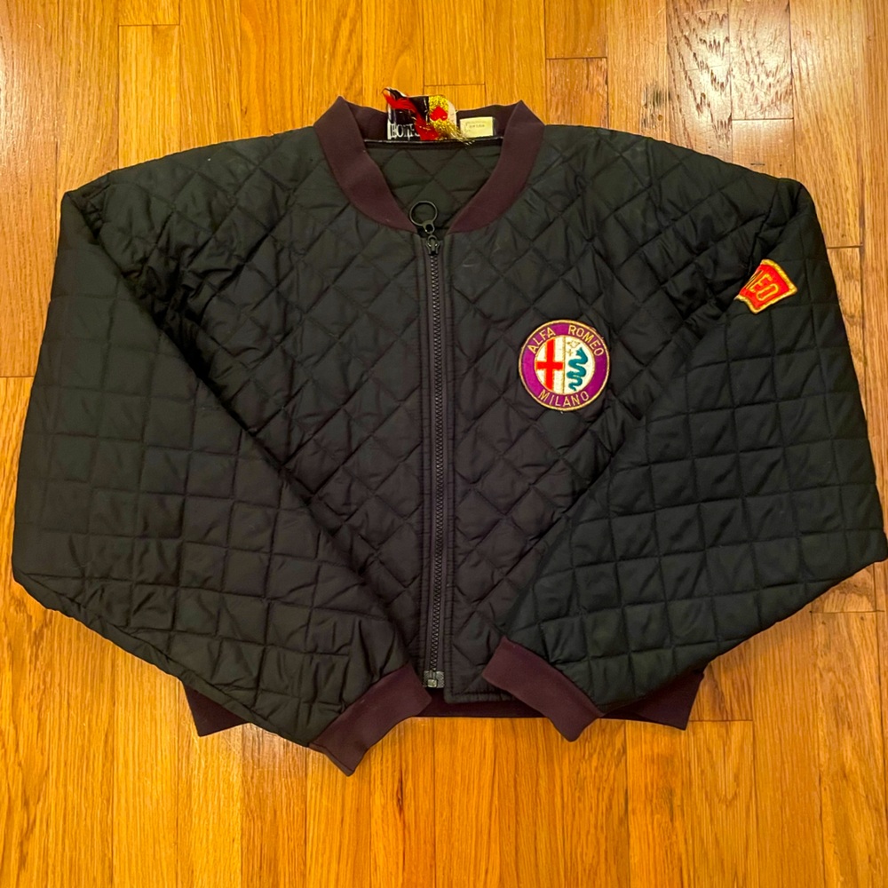 VINTAGE ALFA ROMEO CROPPED JACKET (WOMENS)